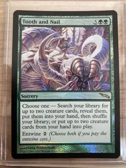 Tooth and Nail Foil Trading Card English Used - Image 1