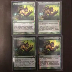 MTG Berserk Foil Card Set of 4 Collectible Magic The Gathering - Image 1