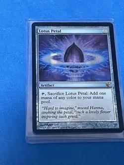 Water Lotus Petals FtV Foil Card From the Vault Magic The Gathering Used - Image 1