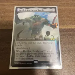 Kozilek The Truth Dismantler FOIL Box Topper English Card Used - Image 1