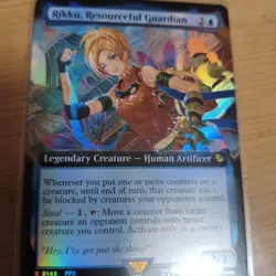Magic The Gathering Rikku Resourceful Guardian Extended Foil English Card - Image 1