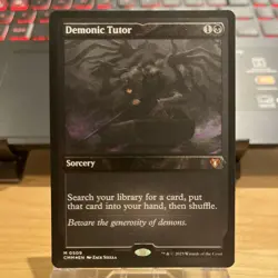 MTG Devil’s Teacher CMM English Foil Etch Card Magic the Gathering - Image 1