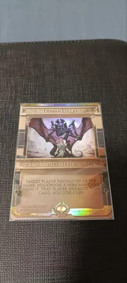 Thoughtseize Foil MPS Masterpiece English Card Game Collectible - Image 1