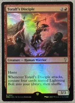 Toralfasedile Foil English Version Collectible Card Game Cards Used - Image 1