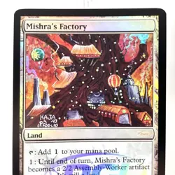 Magic the Gathering Mishra Arsenal Foil Judge Card Mint New - Image 2