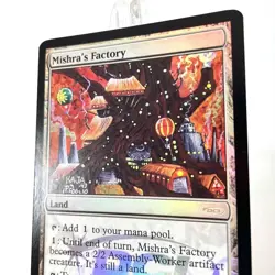 Magic the Gathering Mishra Arsenal Foil Judge Card Mint New - Image 4