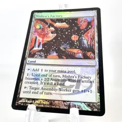 Magic the Gathering Mishra Arsenal Foil Judge Card Mint New - Image 5