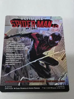 Miles Morales Ultimate Spider-Man Foil Card Collectible Usage Notice - Image 1