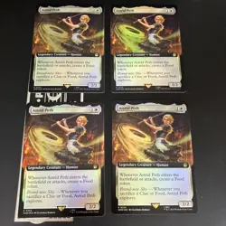 MTG Astrid Peth Extended Art Foil Card x4 Used Collectible - Image 1