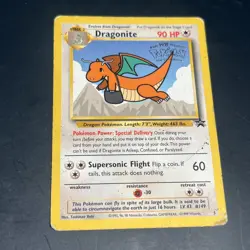 Pokemon TCG Dragonite Black Star Promo Card #5 WOTC- Heavily Played - Image 1