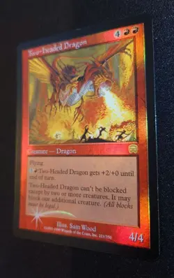 MTG Double Headed Dragon MMQ foil English NM collectible - Image 2