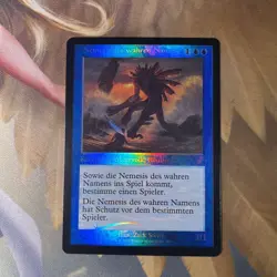 MTG True Name Nemesis German Foil Old Frame Revised Edition - Image 1