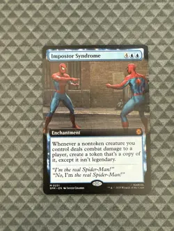 MTG Imposrer Syndrome #0251 Extended Art Mythic Marvel’s Spider-Man (SPM) - Image 1