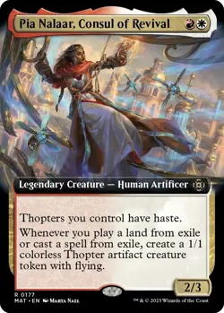 1x - Pia Nalaar, Consul of Revival - [SELECT] - MOM: The Aftermath - NM MTG - Image 2