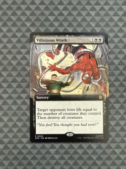 MTG Villainous Wrath #0259 Extended Art Rare Marvel’s Spider-Man (SPM) - Image 1
