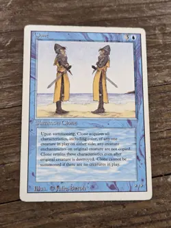 MTG 1994 Clone - Revised Edition - Summon Clone - Blue - Image 1