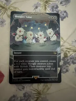 Moogles' Valor (Borderless) Final Fantasy Regular Foil MTG - Image 1