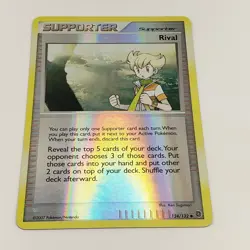 2007 Pokemon Diamond and Pearl Rival 124/130 Supporter Reverse Holo - Image 2
