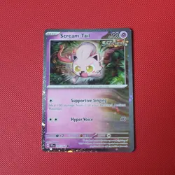 Pokemon TCG Scream Tail 077/162 (Cosmos Holo) Temporal Forces English Card - Image 1