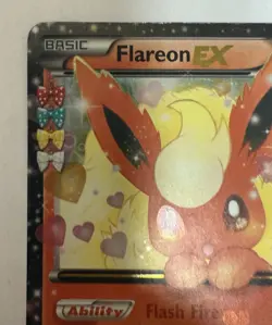 Flareon EX RC6/32 Pokemon TCG Generations: Radiant Collection Holo Card - Image 3