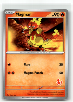 Pokemon My First Battle Magmar - Charmander Stamp - Image 1