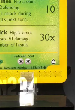 Pokemon TCG Card - Tangela 112/147 Aquapolis Common - Image 5