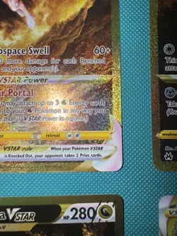 Pokemon ARCEUS GIRATINA PALKIA AND DIALGA SECRET V STAR GOLD CARDS COLLECTION - Image 4