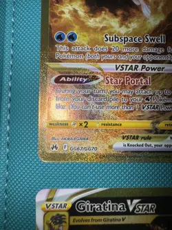 Pokemon ARCEUS GIRATINA PALKIA AND DIALGA SECRET V STAR GOLD CARDS COLLECTION - Image 5