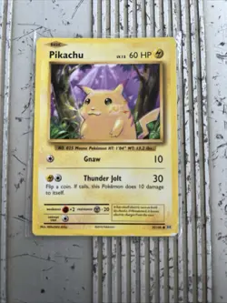 2016 Pokemon Pikachu 60 HP 35/108 - Image 4