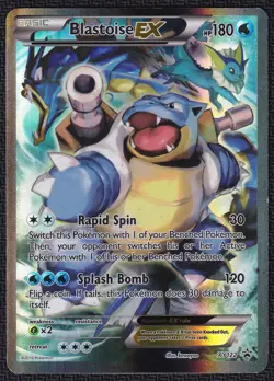 Pokemon Blastoise EX XY122 Full Art XY Generations Promo - Image 1