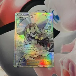 Lillie (Full Art) 147/149 Sun And Moon Base Set Holo Trainer Pokemon TCG NM - Image 1