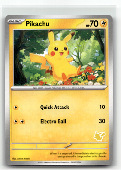 Pokemon My First Battle Pikachu - Pikachu Stamp - Image 1