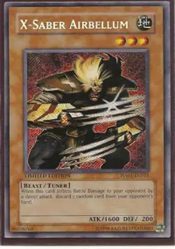 X-Saber Airbellum - HA01-EN011 - Secret Rare - Limited Near Mint Yugioh! Card - Image 1