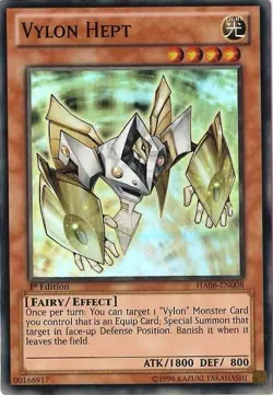 Vylon Hept - HA06-EN008 - Super Rare - 1st Edition Near Mint Yugioh! Card - Image 1