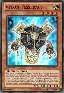 Vylon Tesseract - HA06-EN038 - Super Rare - 1st Edition Near Mint Yugioh! Card - Image 1