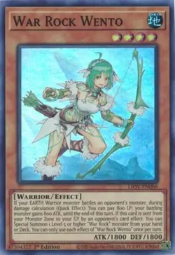 War Rock Wento - LIOV-EN086 - Super Rare - 1st Edition Near Mint Yugioh! Card - Image 1