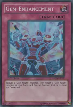 Gem-Enhancement - HA05-EN029 - Super Rare - 1st Edition Near Mint Yugioh! Card - Image 1