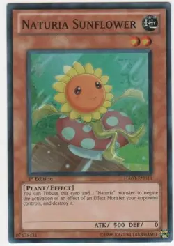 Naturia Sunflower - HA03-EN011 - Super Rare - 1st Edition Near Mint Yugioh! Card - Image 1