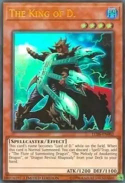 The King of D. - LC06-EN002 - Ultra Rare - Limited Edition Near Mint Yugioh! Car - Image 1