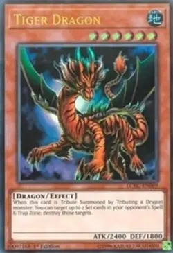 Tiger Dragon - LCKC-EN069 - Ultra Rare - 1st Edition Near Mint Yugioh! Card - Image 1