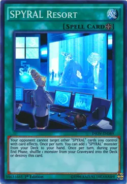 SPYRAL Resort - INOV-EN089 - Super Rare - 1st Edition Near Mint Yugioh! Card - Image 1