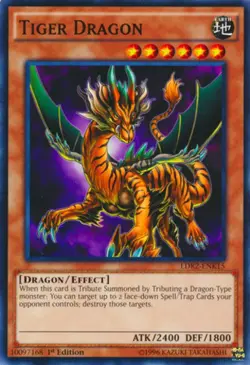 Tiger Dragon - LDK2-ENK15 - Common - 1st Edition Near Mint Yugioh! Card - Image 1