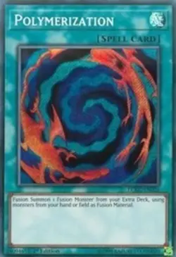 Polymerization - LCKC-EN026 - Secret Rare - 1st Edition Near Mint Yugioh! Card - Image 1