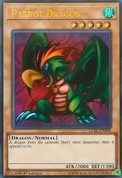 Parrot Dragon - LCKC-EN096 - Ultra Rare - 1st Edition Near Mint Yugioh! Card - Image 1