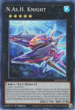 N.As.H. Knight - LED9-EN003 - Super Rare - 1st Edition Near Mint Yugioh! Card - Image 1