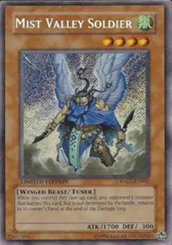 Mist Valley Soldier - HA01-EN006 - Secret Rare - Limited Near Mint Yugioh! Card - Image 1
