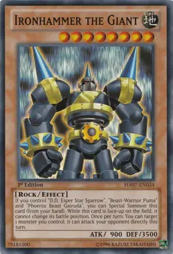 Ironhammer the Giant - HA07-EN034 - Super Rare - 1st Edition Near Mint Yugioh! C - Image 1