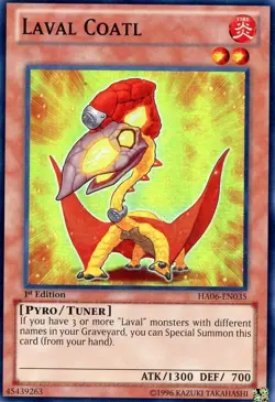 Laval Coatl - HA06-EN035 - Super Rare - 1st Edition Near Mint Yugioh! Card - Image 1