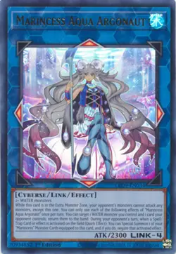 Marincess Aqua Argonaut - LED9-EN034 - Ultra Rare - 1st Edition Near Mint Yugioh - Image 1