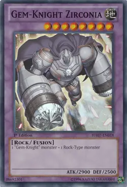 Gem-Knight Zirconia - HA07-EN018 - Super Rare - 1st Edition Near Mint Yugioh! Ca - Image 1